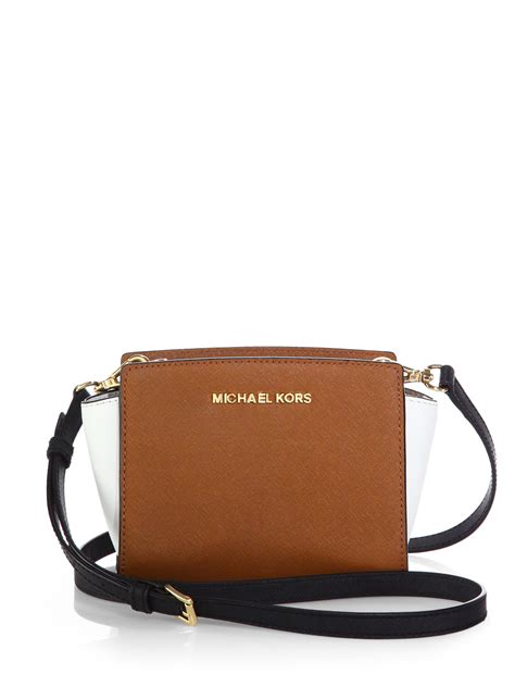 michael kors two tone selma bag|Michael Kors selma medium satchel.